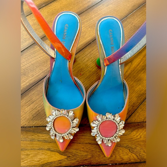 Gianni Bini heels embellished slingbacks - Picture 3 of 5